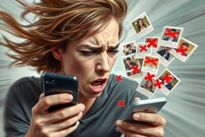 Lady rejecting all prospects on a dating app